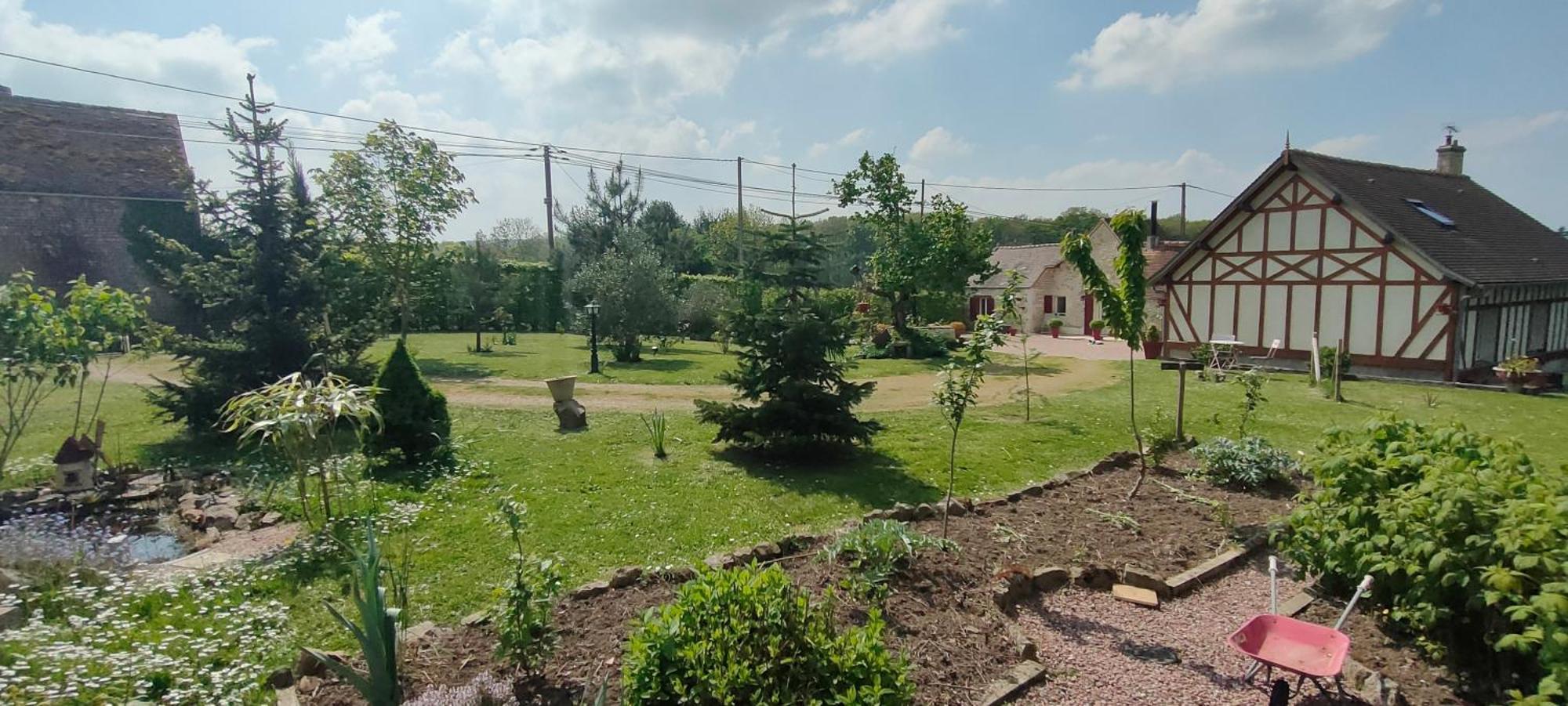 Pertheville-Ners Les Lys Jolie Suite Parentale Privative Deux Adultes Avec Sdd מראה חיצוני תמונה